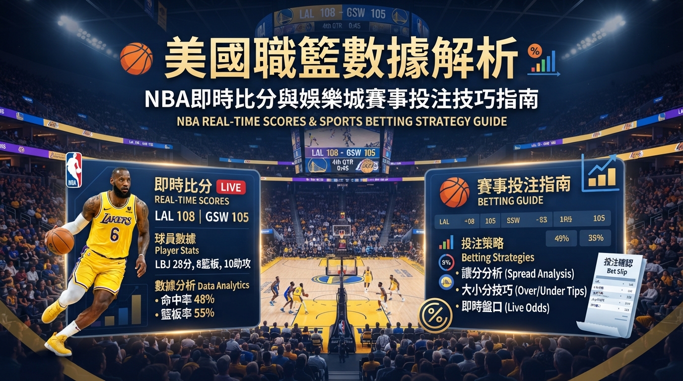 美國職籃數據解析：NBA即時比分與娛樂城賽事投注技巧指南